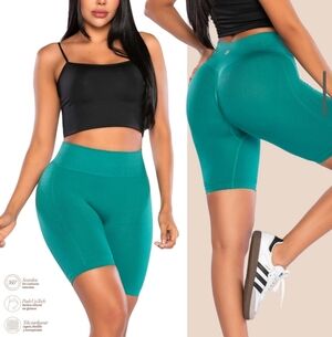 Colombianas Stagmi Bikers Butt-Lift Shorts SMI1388 Seamless Push Up Effect NEW!